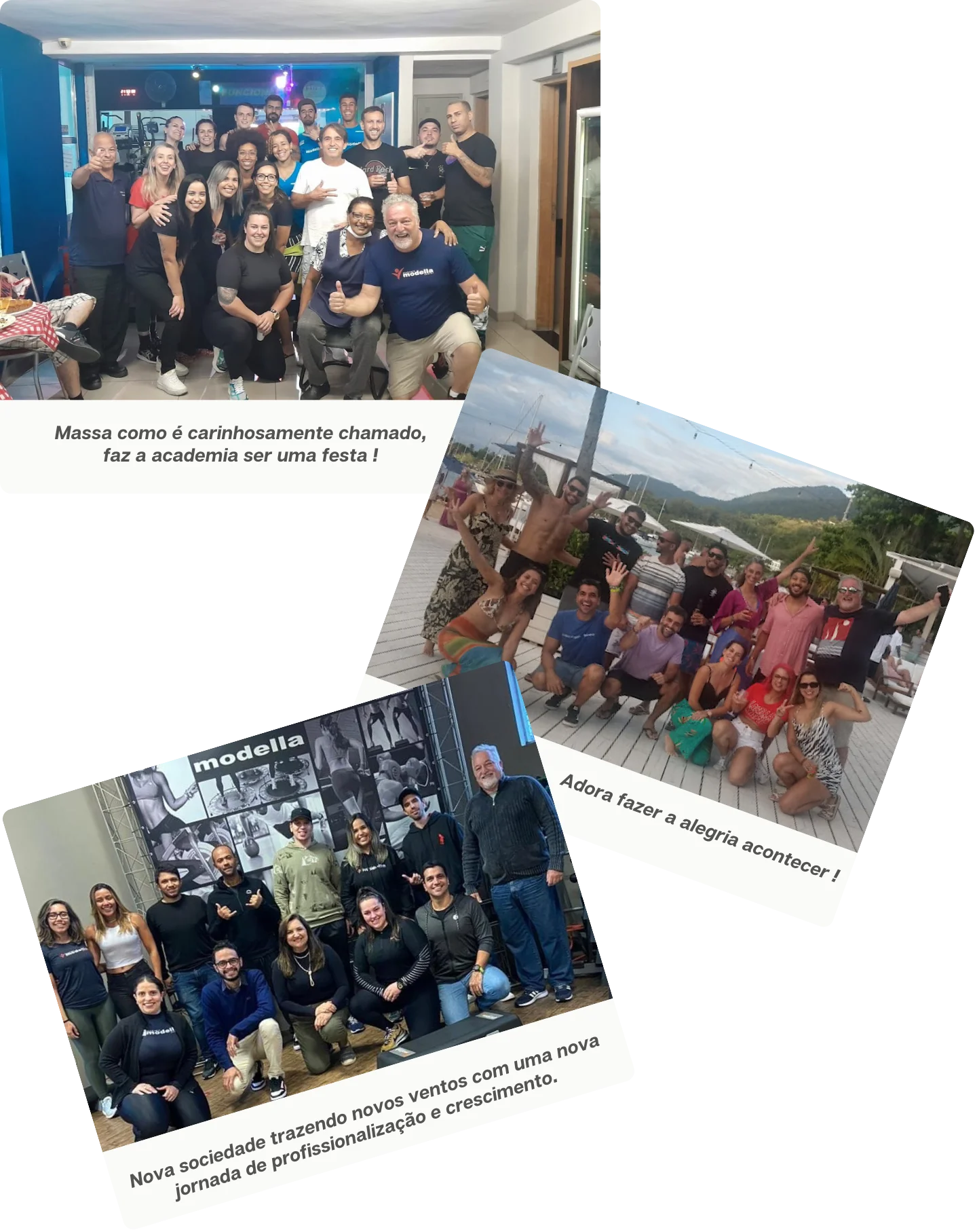 Fotos da CEO e equipe