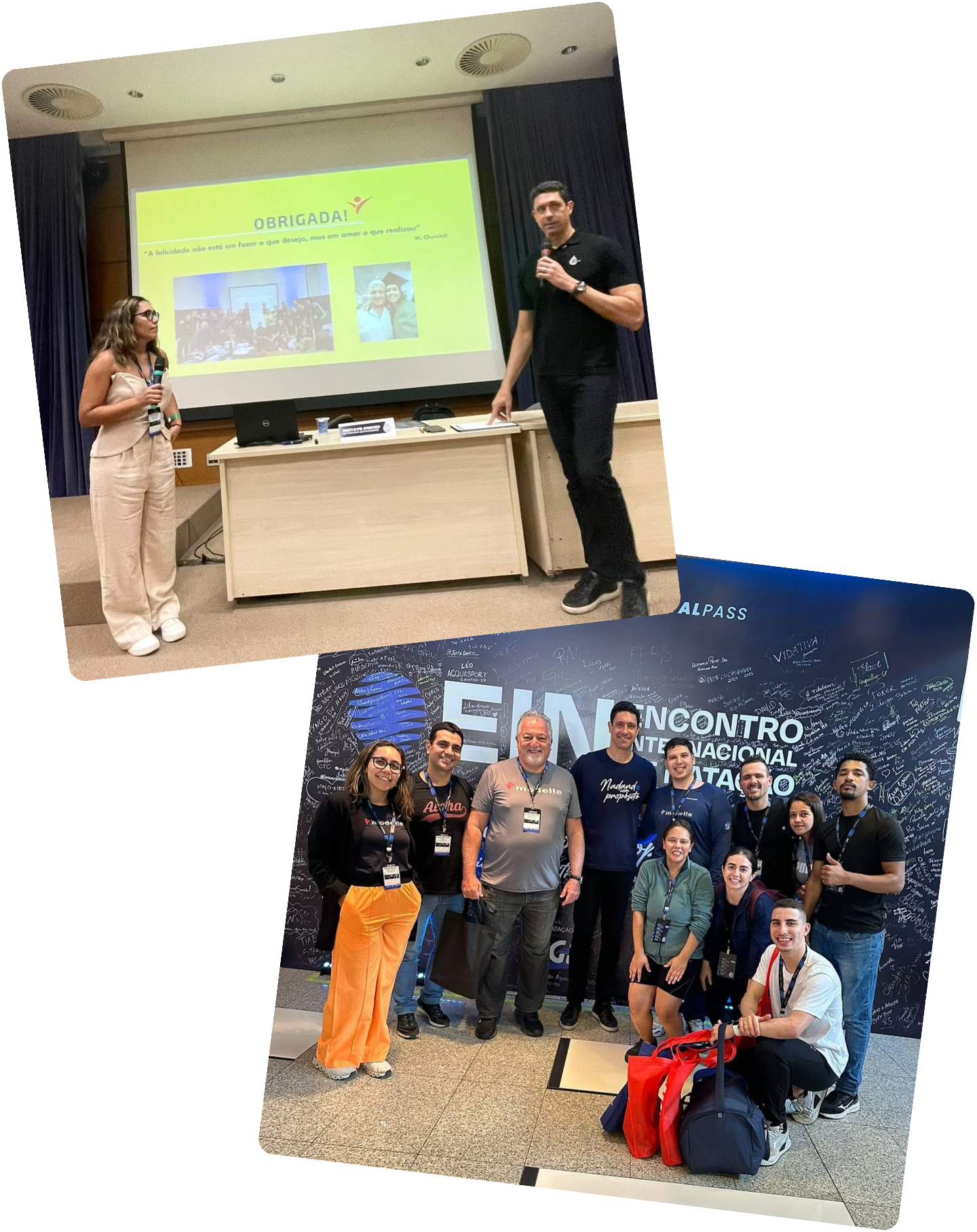Fotos da CEO e equipe